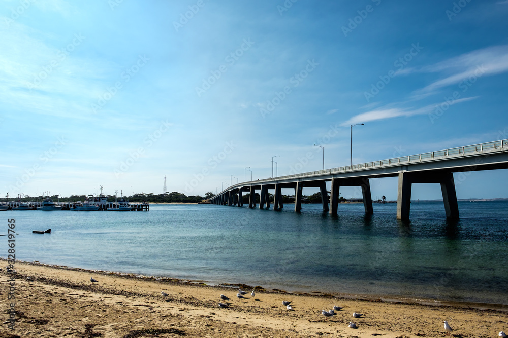 San Remo bridge connecting Phillip Island with San Remo area