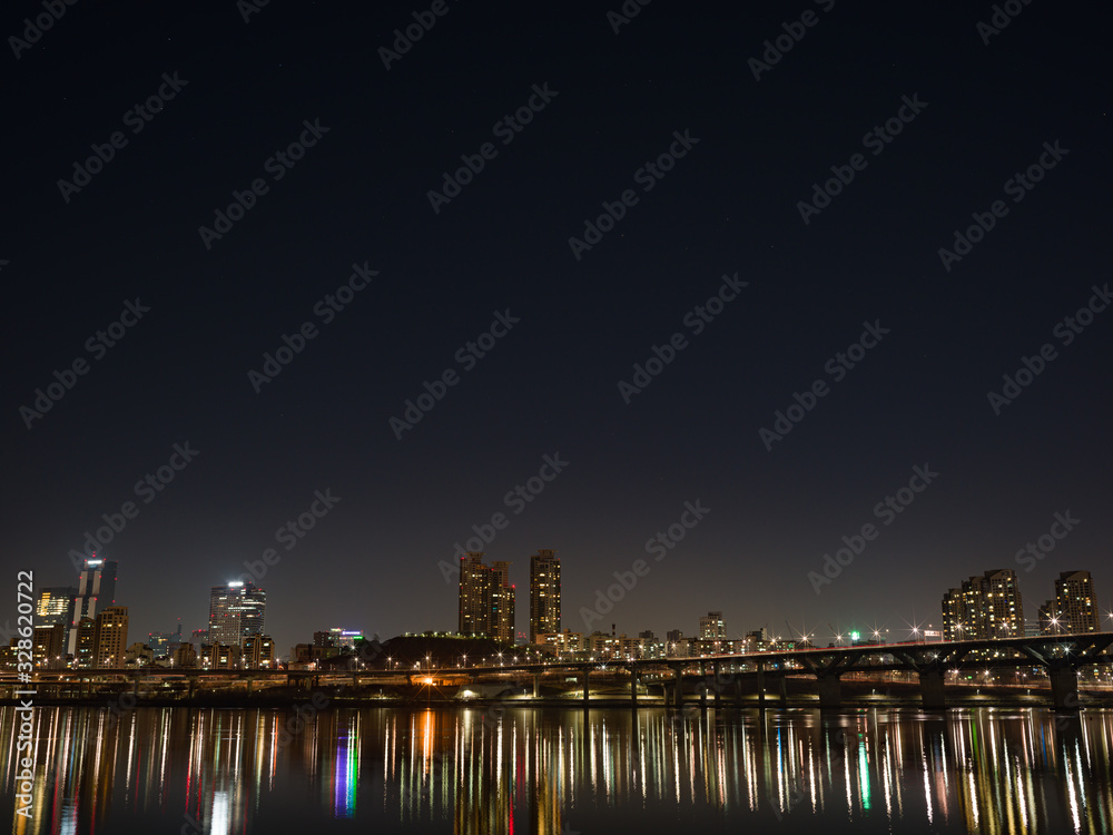 Obraz premium Północ w Seulu