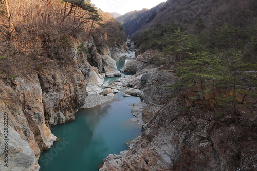 龍王峡 日光 鬼怒川 Ryuou Valley Kinugawa River. Nikko City , Tochigi Pref. , Japan