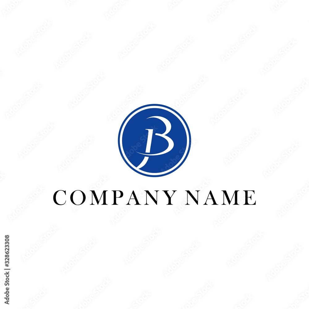 initial JB logo design, abstract BJ letter vector inspiration initial JB logo design, abstract BJ letter vector inspiration
