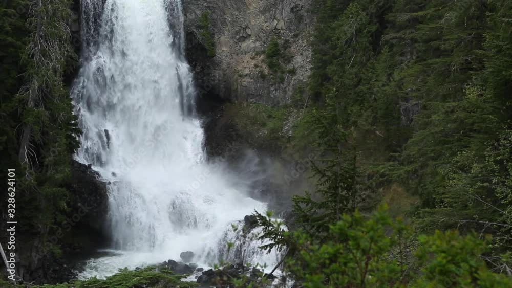 Powerful Alexander Falls near Whistler, Canada. Powerful Alexander Falls near Whistler, Canada.