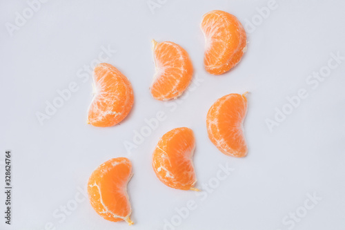 白背景 果物 みかん orange オレンジ 