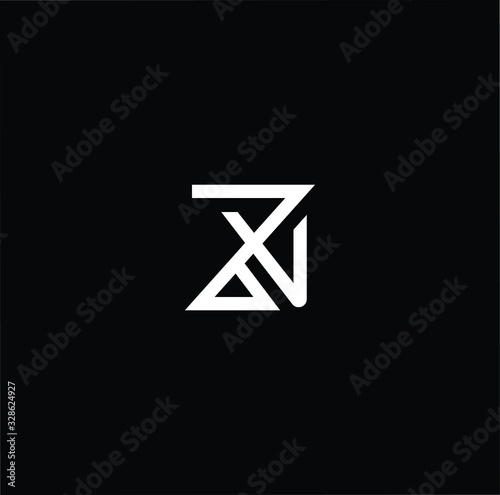 Initial based modern and minimal Logo. ZX XZ letter trendy fonts monogram icon symbol. Universal professional elegant luxury alphabet vector design