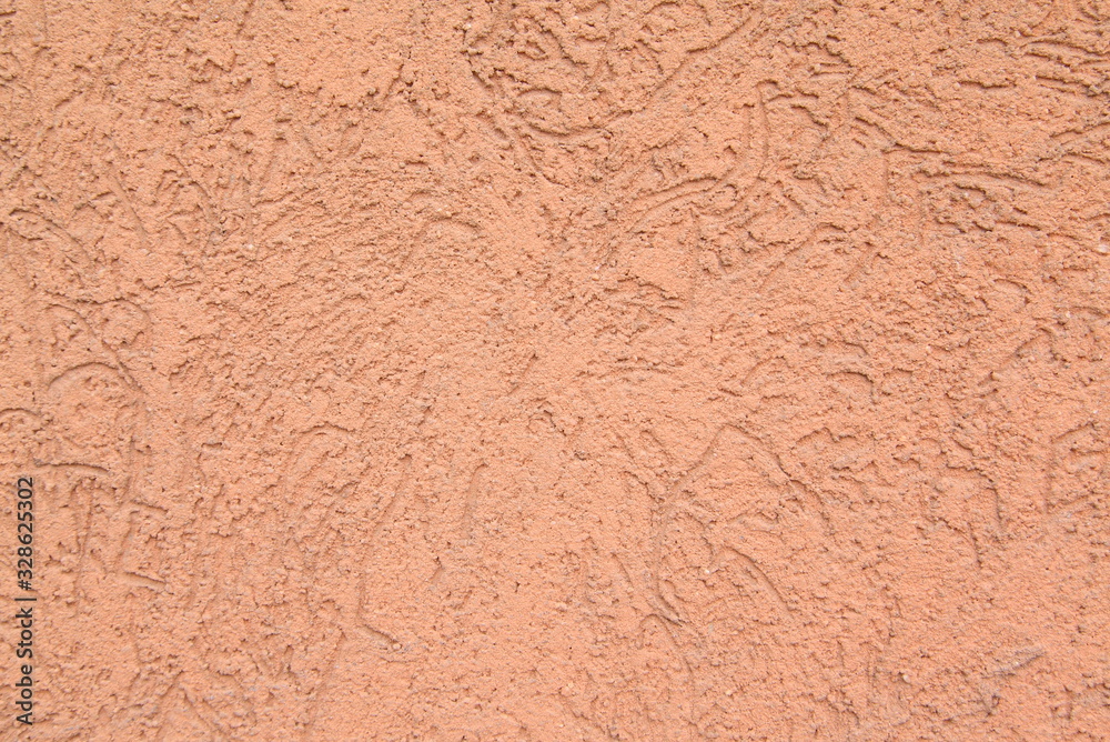 Orange striated stucco wall texture Orange striated stucco wall texture