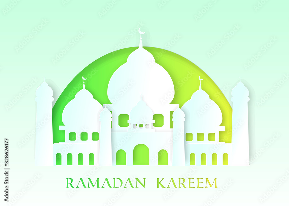 modern background for ramadan kareem