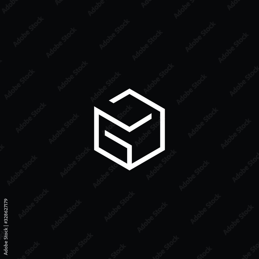 Initial based modern and minimal Logo. G GM MG letter trendy fonts ...