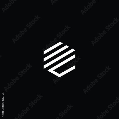 Initial based modern and minimal Logo. EC CE MC CM letter trendy fonts monogram icon symbol. Universal professional elegant luxury alphabet vector design