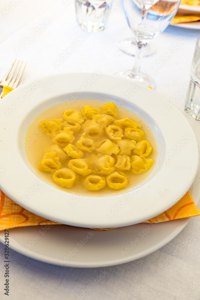 Tortellini in broth Tortellini in broth