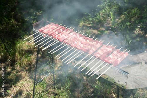 Cooking Abruzzesi arrosticini photo