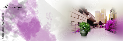 bridal bouquet of flowers for wedding invitation background wallpaper