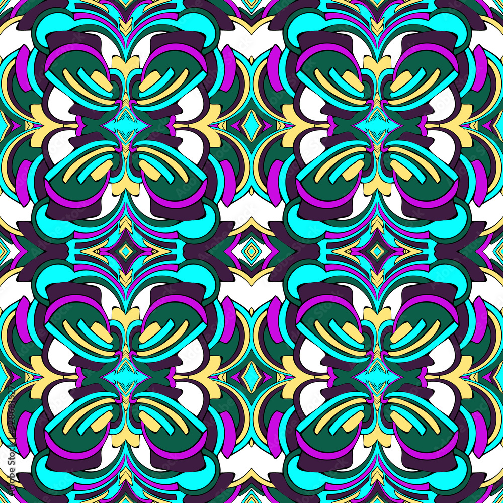 color abstract ethnic seamless pattern in graffiti style with elements of urban modern style bright quality illustration for your design color abstract ethnic seamless pattern in graffiti style with elements of urban modern style bright quality illustration for your design