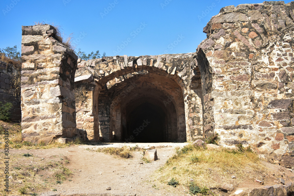 cave of fort in india