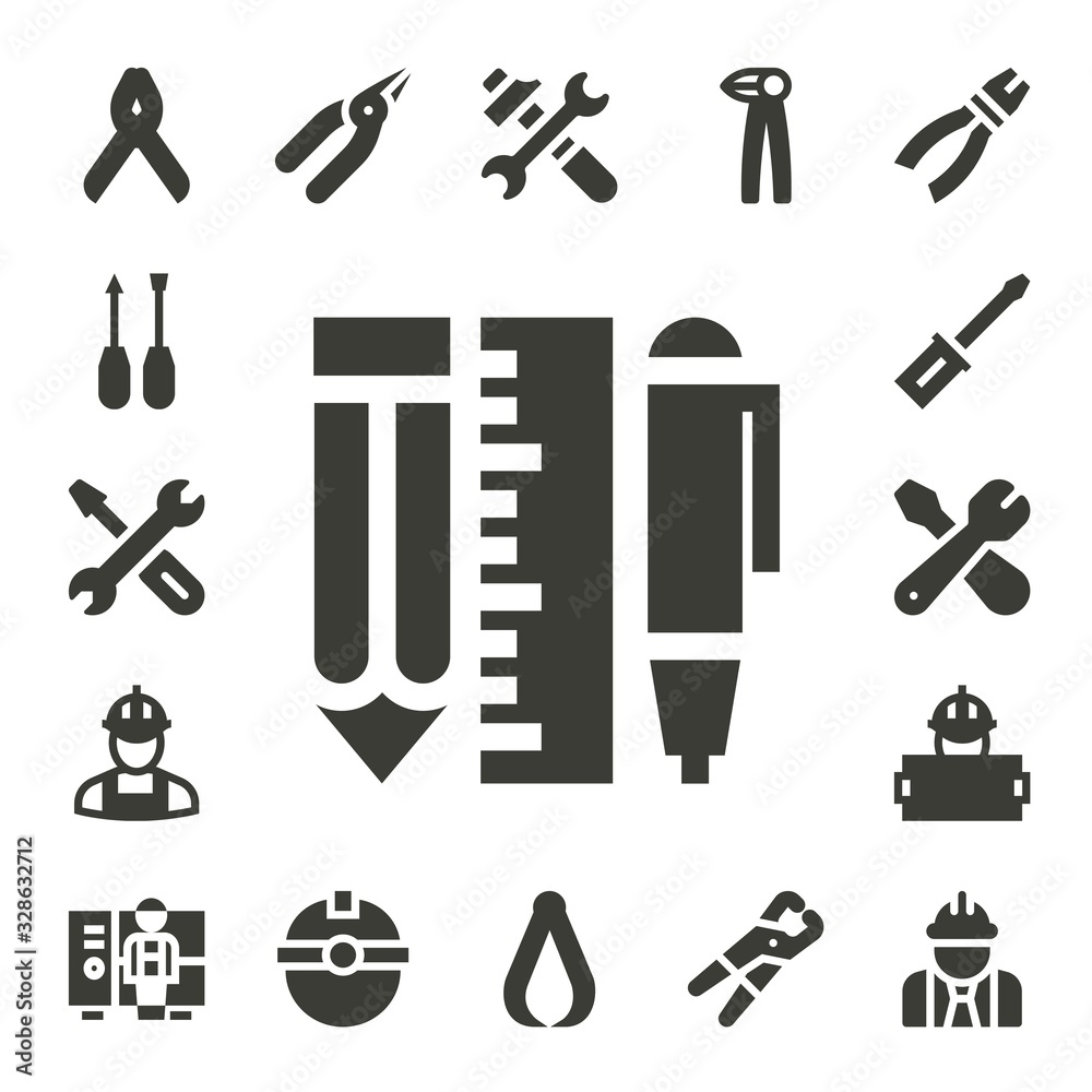 spanner icon set