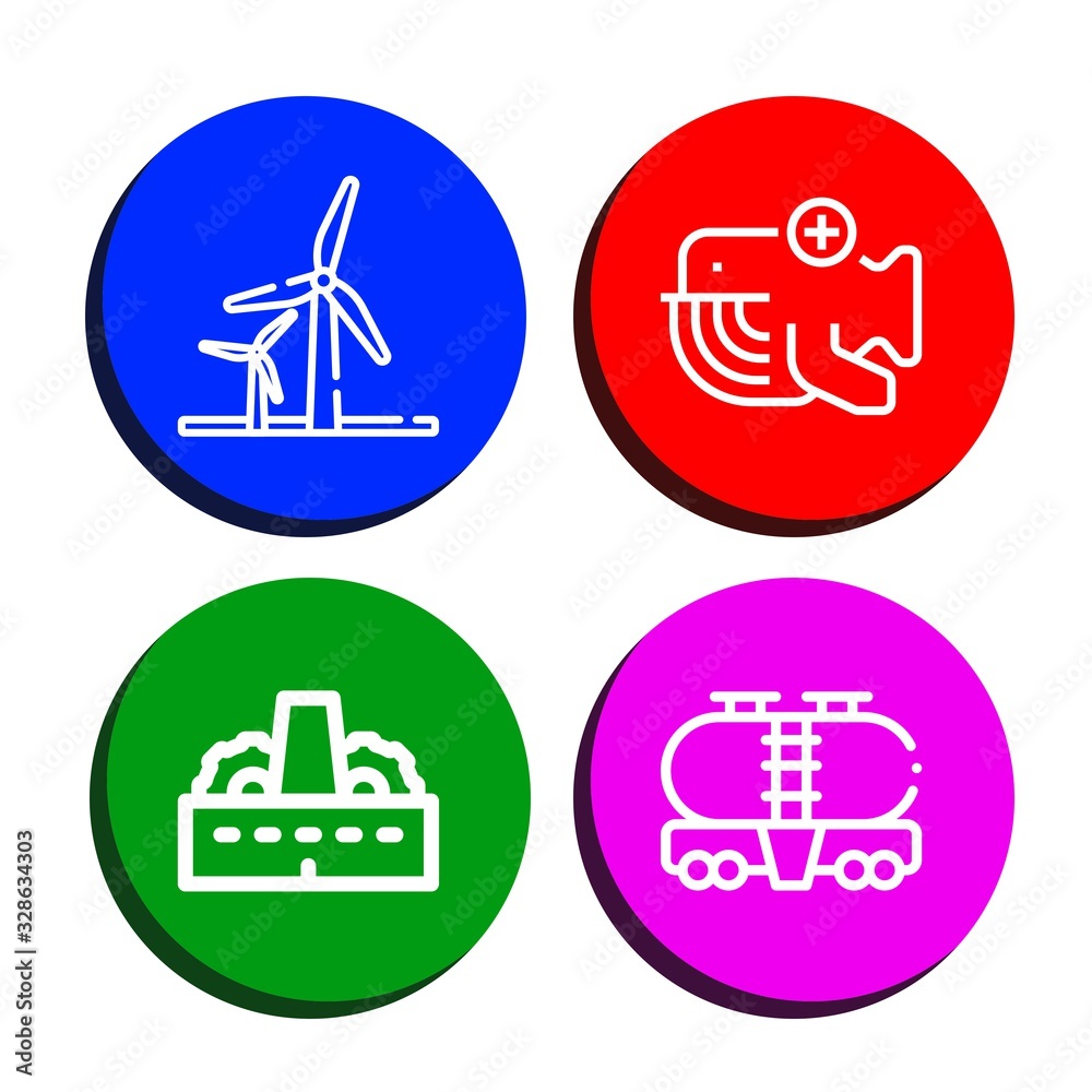 custom made wallpaper toronto digitalSet of environment icons