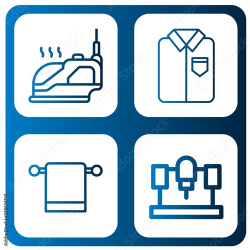 laundry icon set