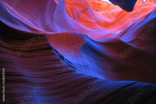 antelope canyon vivid colors