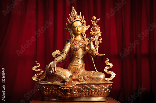 Gilded bronze Bodhisattva © Gary