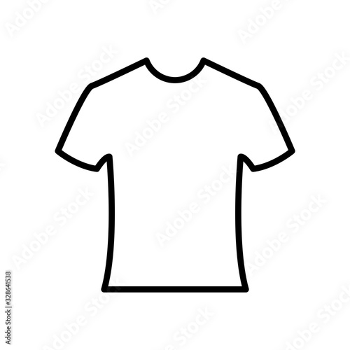 T - shirt. shirt outline icon