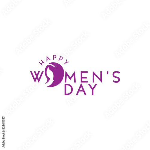 Greeting Design for celebrating International Woman day at march 8th.