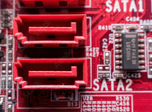 red sata port on motherboard