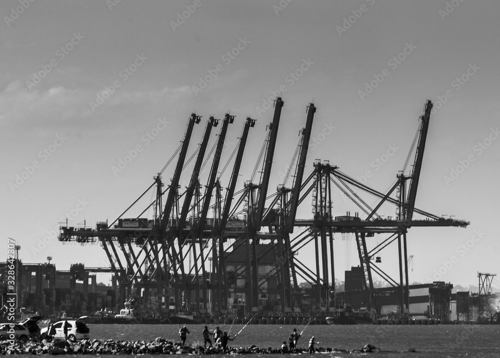 Fototapeta premium Porto do Cassino em Rio Grande e Sua Pesca