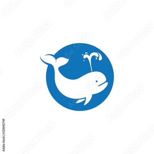 Baby whale icon