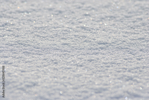 White snow texture. Winter. New Year.
