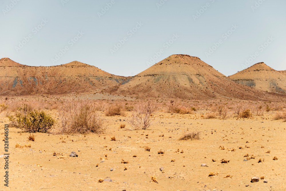 desert mountains in Namibia