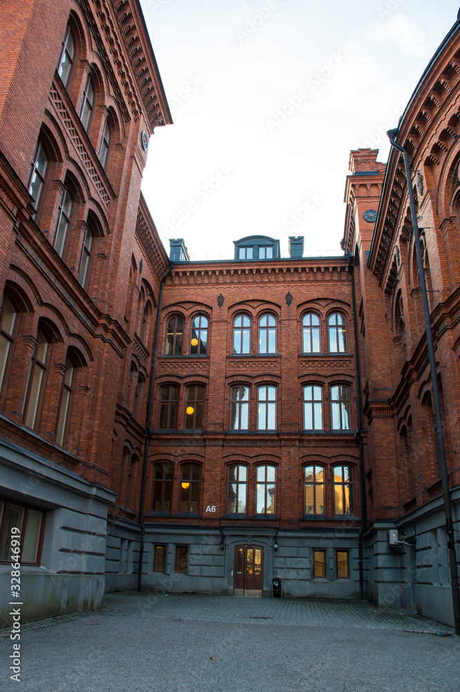 Fototapeta premium old buildings in bruges