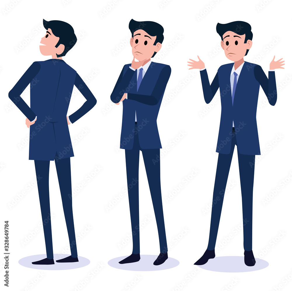 Male Business Character Vector Set. Creation Set body. Business Man Cartoon Character in stylish clothing. Illustration men Office. Male Business Character Vector Set. Creation Set body. Business Man Cartoon Character in stylish clothing. Illustration men Office.