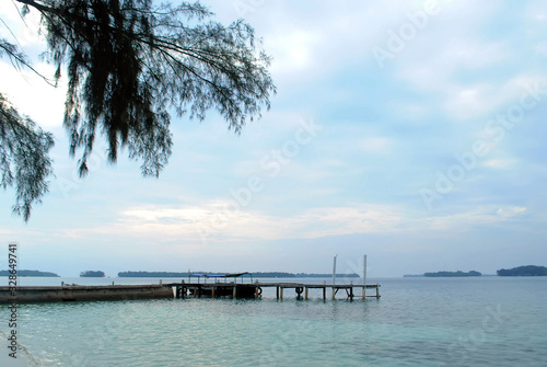 pier on the beach