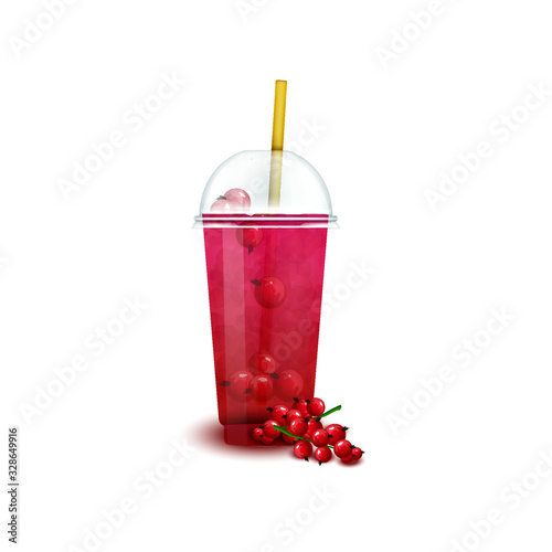 red cherry juice drinks  fresh