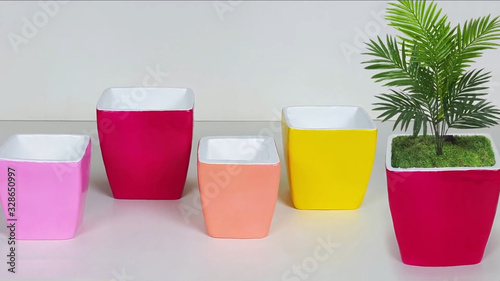Beautiful pots for flowers