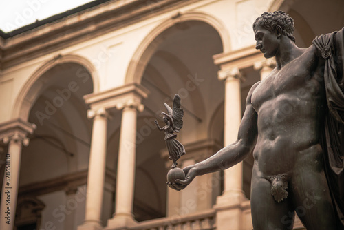 Statue of Napoleon as Mars, Pinacoteca di Brera, Milano Italy photo
