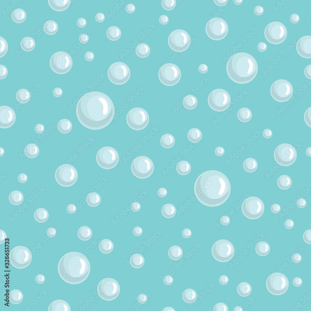 Splash pattern. Elegant retro seamless pattern with drops.