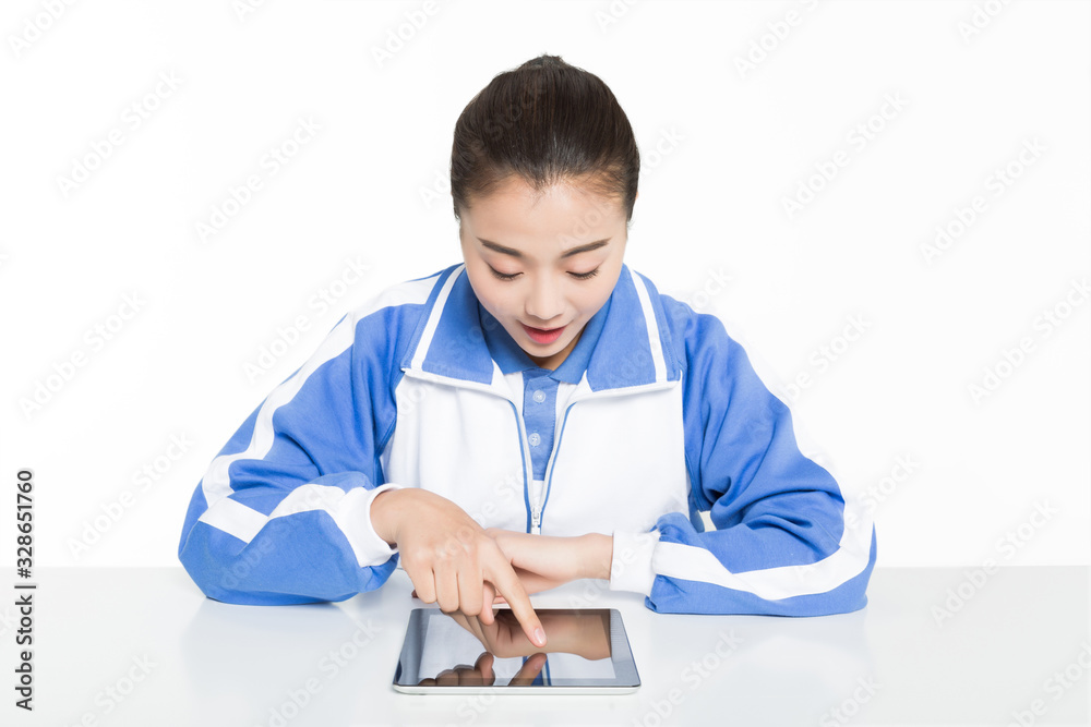 girls use of modern communications equipment girls use of modern communications equipment