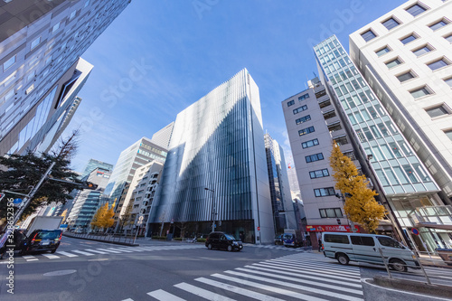 中央区 京橋 二丁目 鍛冶橋通り界隈の風景 photo