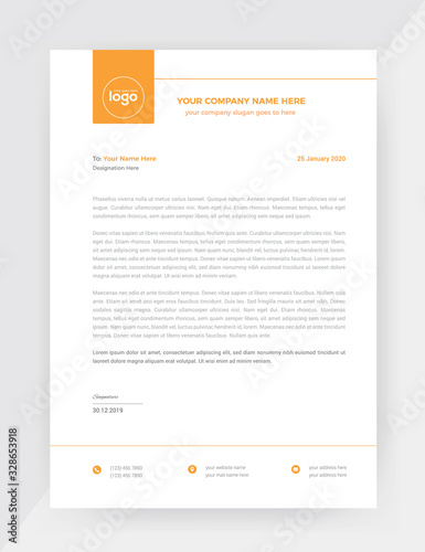 Business style letter head templates for your project design.