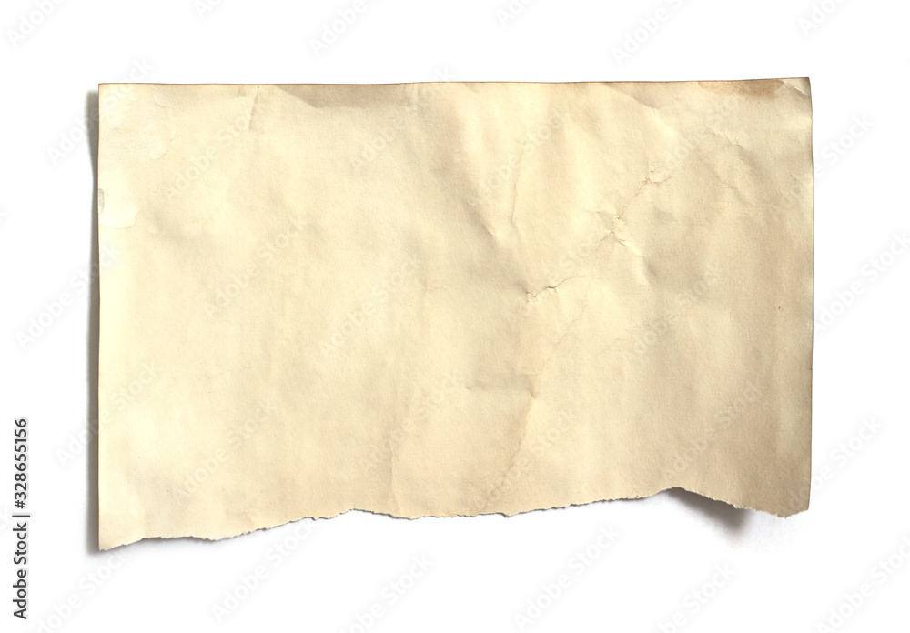 old torn paper texture background, copy space.