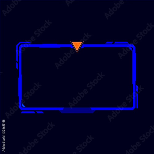 Streaming Screen Panel design - VECTOR