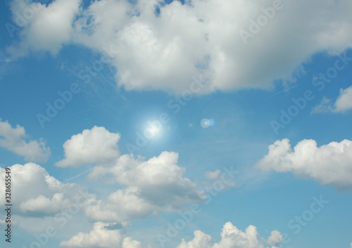 Cloudy sky background