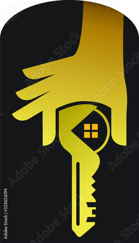 hand key logo