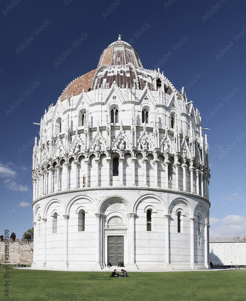 Pisa Baptistery of St. John. Italy.