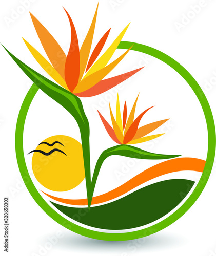 paradise flower logo 