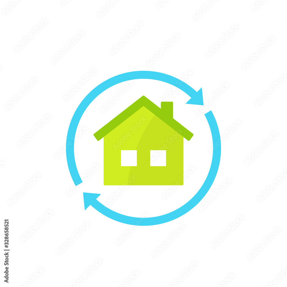 home rent vector icon on white home rent vector icon on white