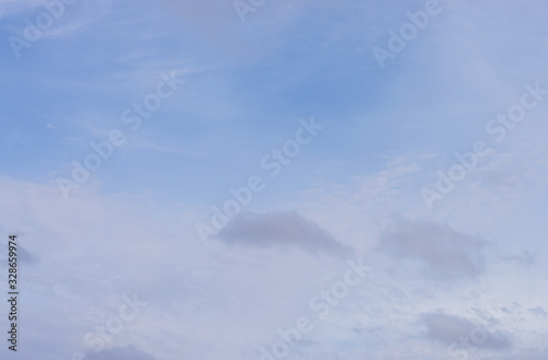 Fototapeta Naklejka Na Ścianę i Meble -  blue sky with gray clouds