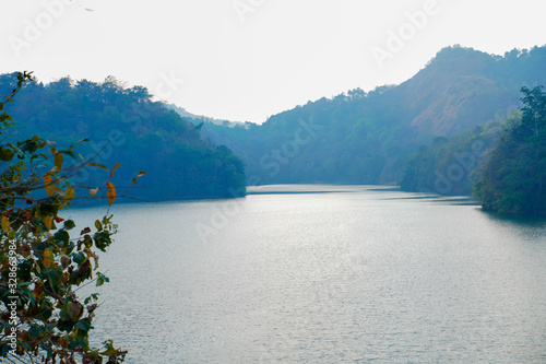 Water Reservoir Mattupetty Dam Munnar Kerala India photo