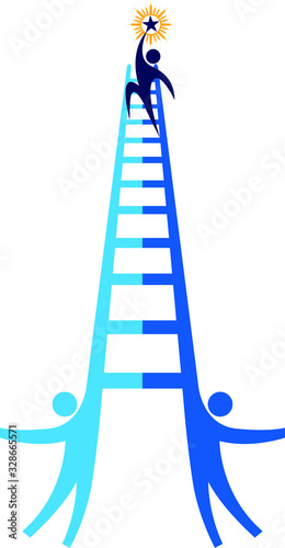man support ladder logo
