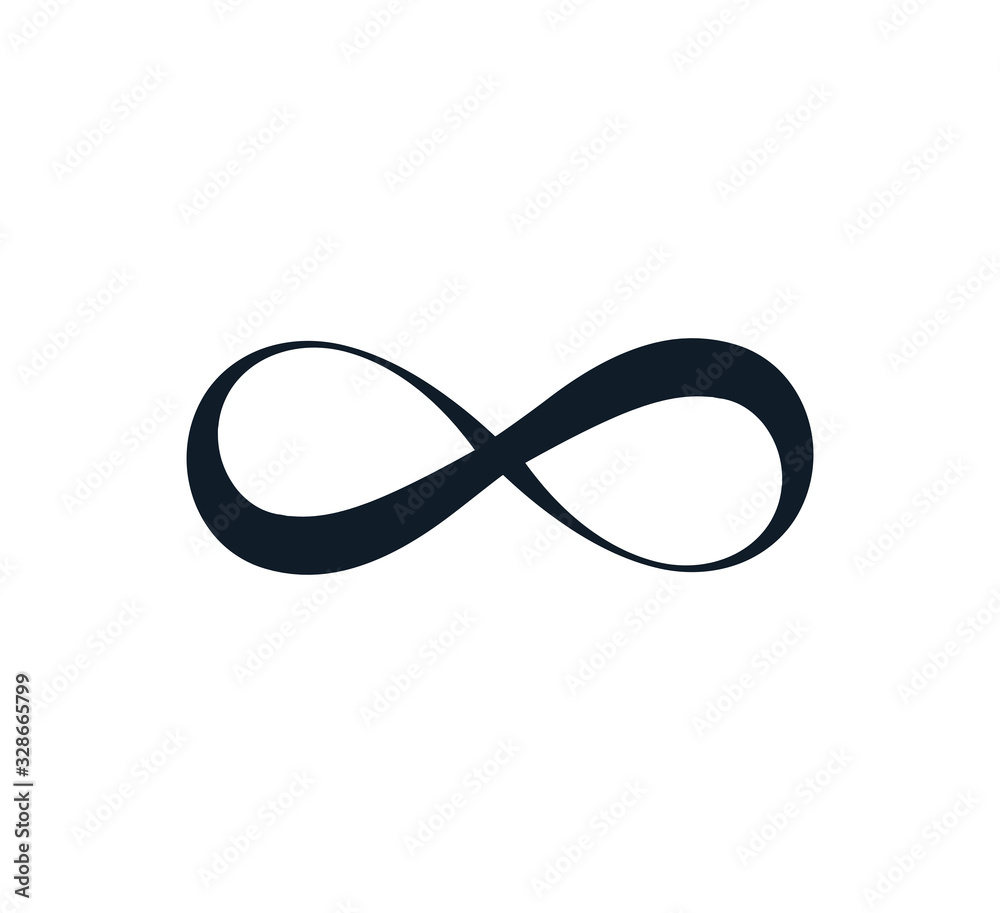 Fototapeta premium Infinity icon vector logo design template