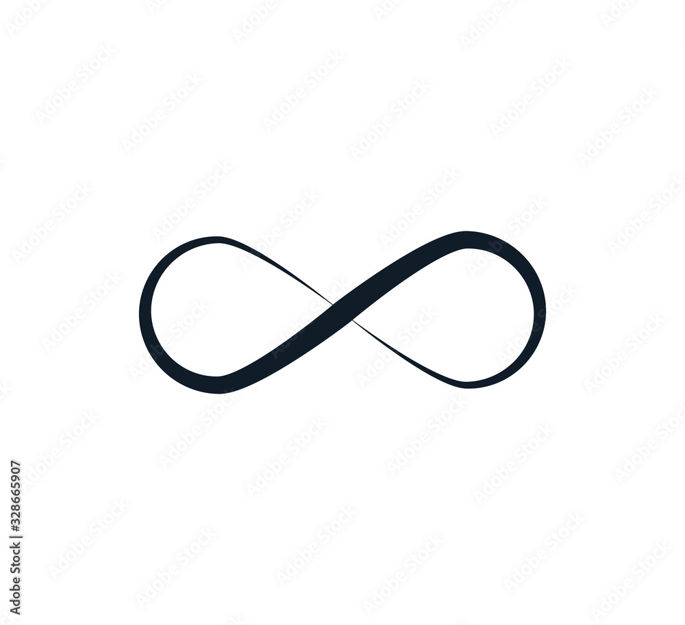 Infinity icon vector logo design template Infinity icon vector logo design template